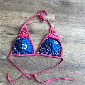 Pink/blue top - medium